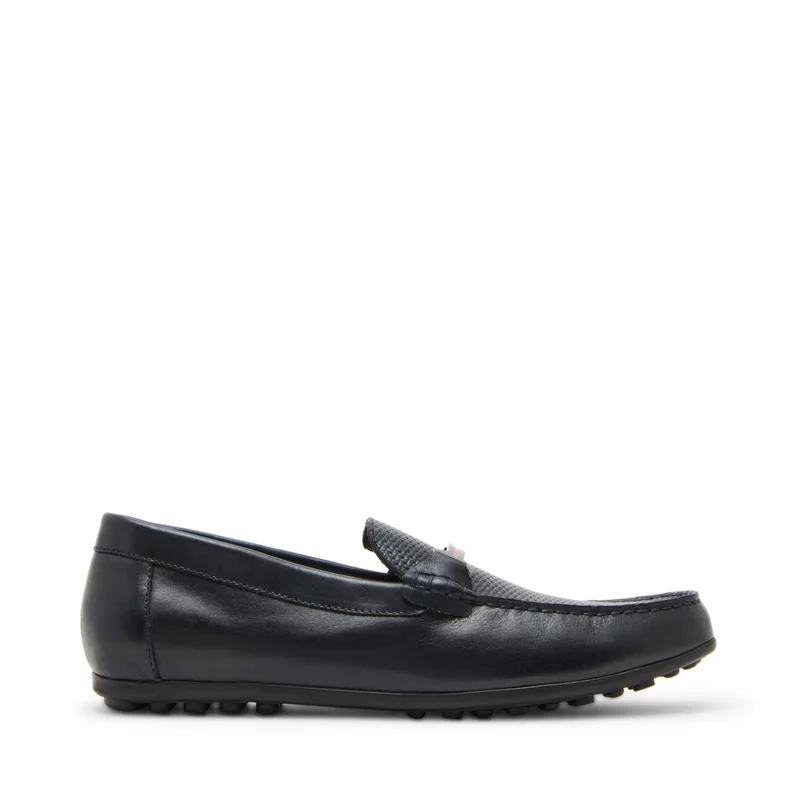 STEVE MADDEN Steve madden golberg men's black leather loafers